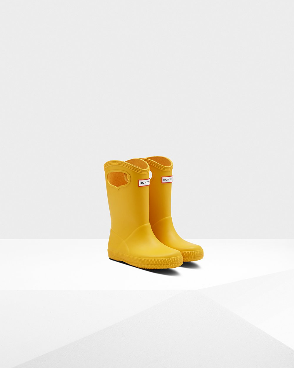 Botas De Agua Hunter Niños Amarillo Original First Classic Grab Handle 219380-LDB